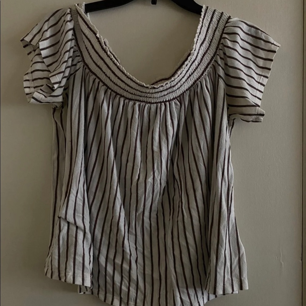 over the shoulder american eagle top